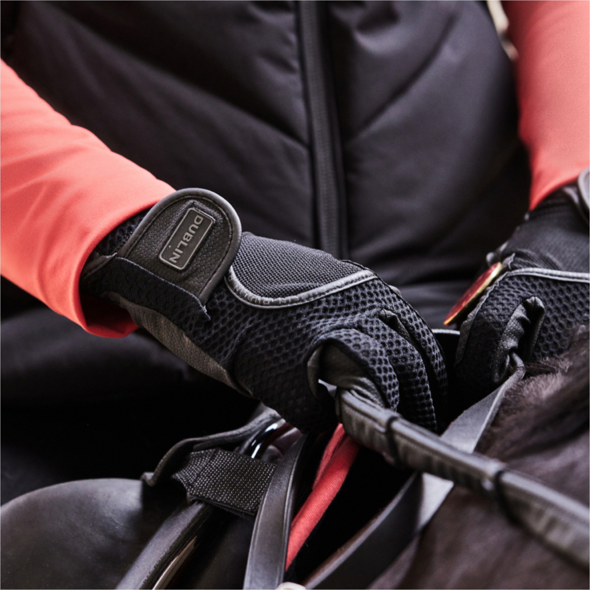 2025 Dublin Airflow Honeycomb Gloves 1018580 - Black
